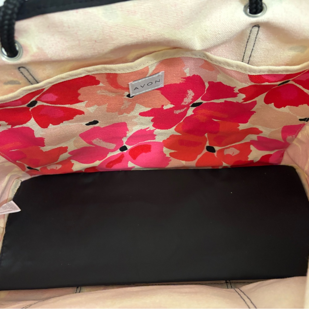 Avon floral tote and pouch - Picture 9 of 10